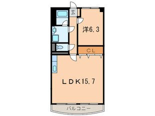 芦屋サウスマンションの物件間取画像